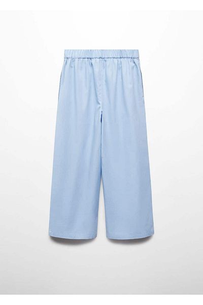 MANGO Kids Pantaloni portocalii pentru copii
