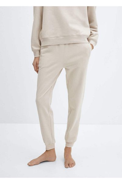 MANGO Woman Bequem geschnittene Jogginghose aus Baumwolle