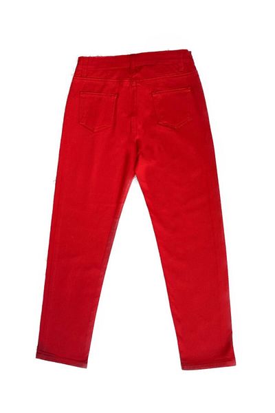 minny max Red Gabardine Children's Trousers Unisex 23 April 29 October