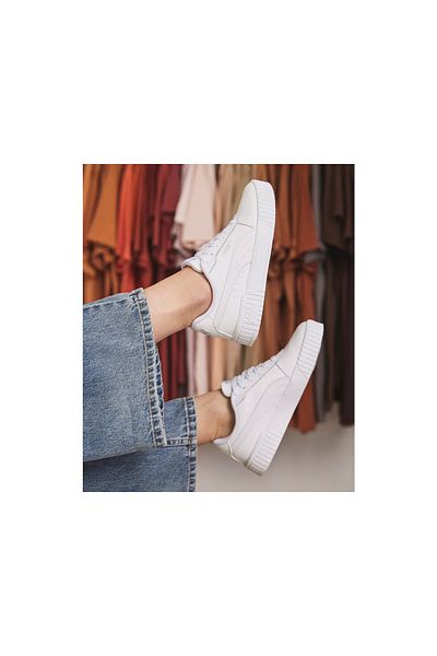Puma Carina 2.0 Γυναικεία Casual Παπούτσια Sneaker White
