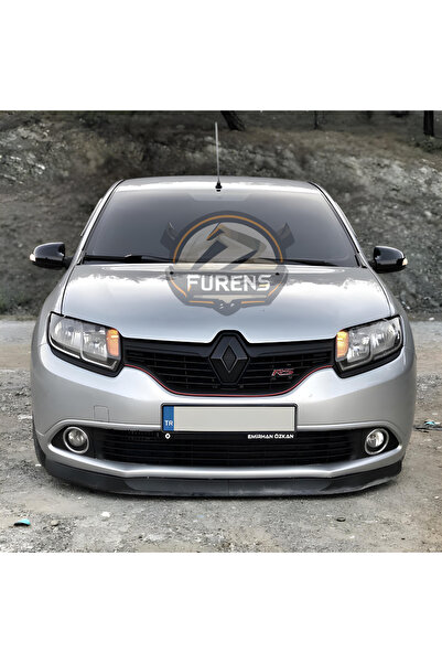 Furens Renault Symbol 2013-2020 Uyumlu H lip Esnek Ön Lip 2 Parça Karlık Ön E...