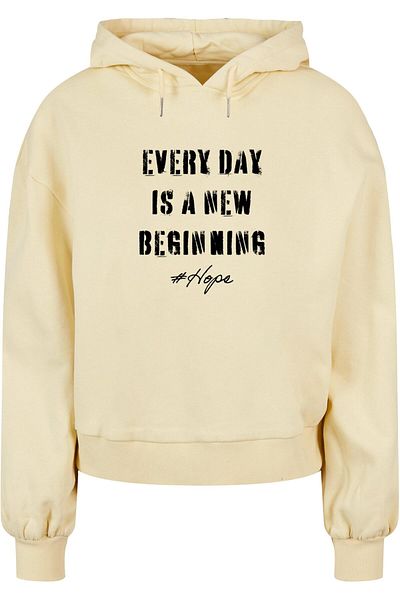 Merchcode Damen Ladies Hope 2 Organic Übergroßer Kapuzenpullover