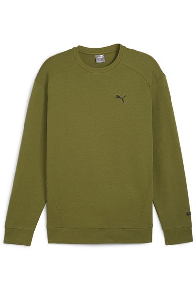 Puma Men Sportswear Fit Long Sleeve Outdoor Sweatshirt, Olive