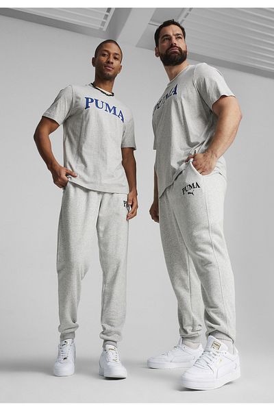 Puma PUMA SQUAD Big Graphic Tee Light Gray He
