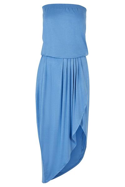Urban Classics Damen Bandeau-Kleid aus Viskose