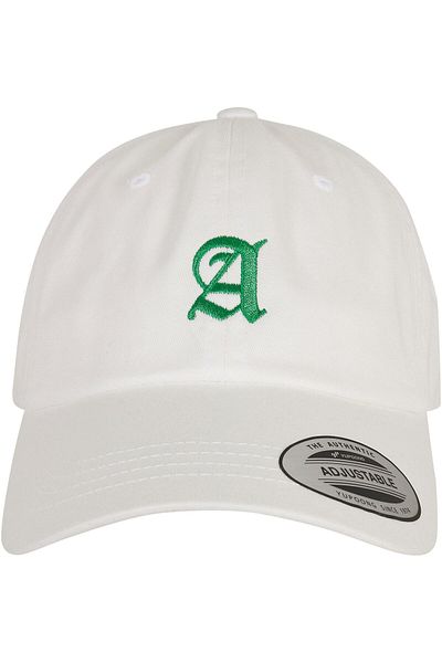 Mister Tee Accessoires Letter White Low Profile Cap