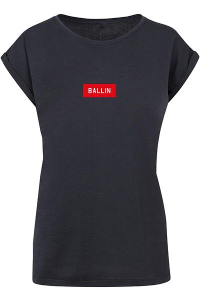 Mister Tee Damen Bayan Ballin Box Uzun Omuz Tişörtü