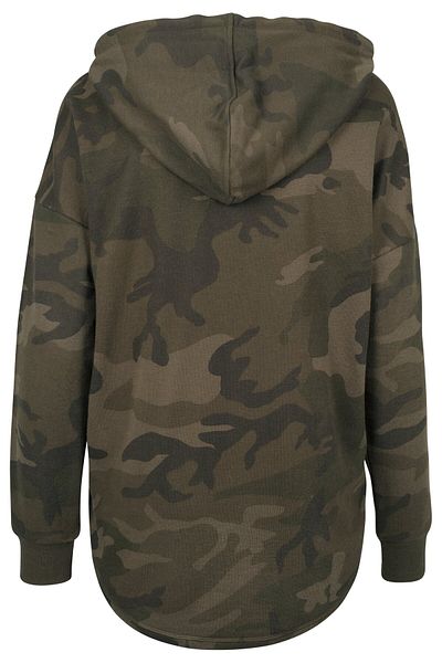 Urban Classics Damen Ladies Oversized Camo Hoody