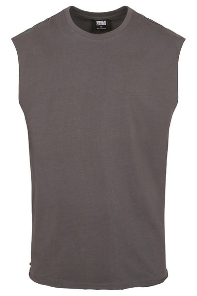 Urban Classics Ärmelloses Herren-T-Shirt mit offenem Rand