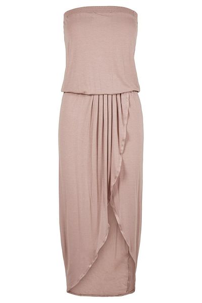 Urban Classics Damen Bandeau-Kleid aus Viskose