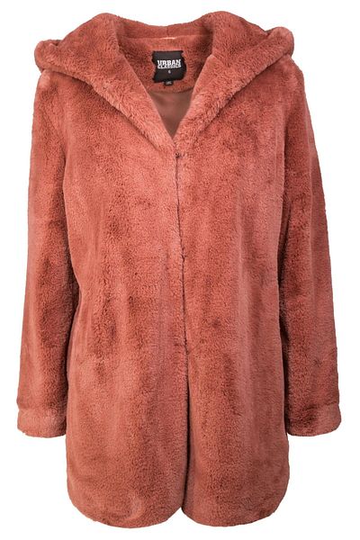 Urban Classics Damen Bayan Kapşonlu Teddy Mont