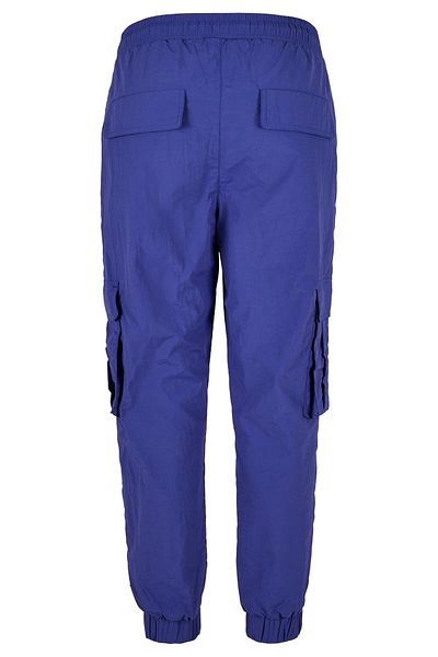Urban Classics Damen Cargohose aus Crinkle-Nylon mit hoher Taille für Damen