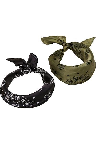 Urban Classics Unisex Satin Bandana 2er-Pack