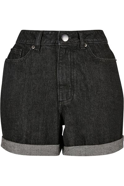 Urban Classics Damen Bayan Yüksek Bel Boyfriend Şort