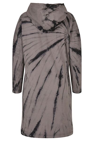 Urban Classics Übergroßes Damen-Kapuzenkleid mit Batikmuster für Damen