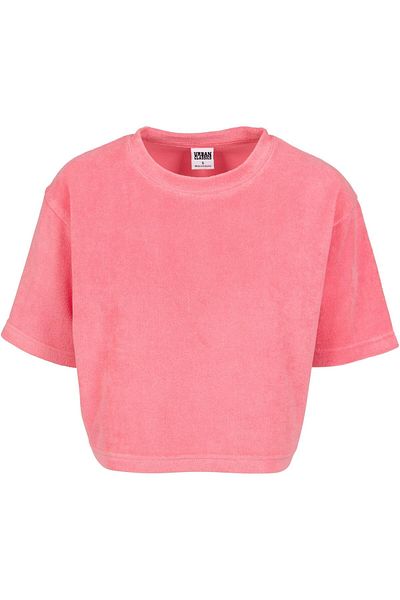 Urban Classics Kurzes Handtuch-T-Shirt für Damen