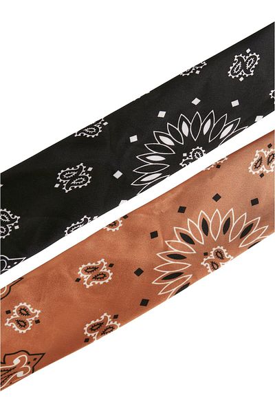 Urban Classics Unisex Satin Bandana 2er-Pack