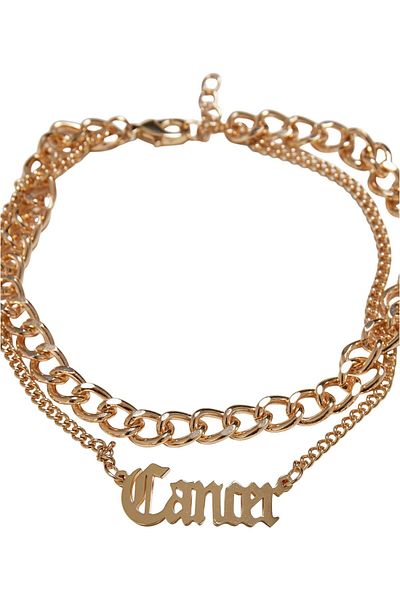 Urban Classics Accessoires Sternzeichen Goldenes Fußkettchen