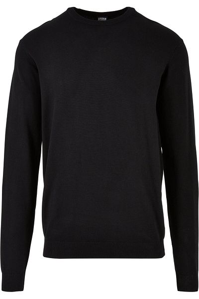 Urban Classics Herren Strickpullover mit Rundhalsausschnitt