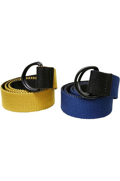 Urban Classics Accessoires Easy D-Ring Gürtel Kinder 2er-Pack