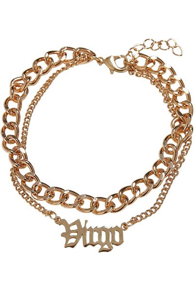 Urban Classics Accessoires Sternzeichen Goldenes Fußkettchen
