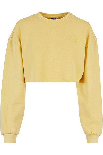 Urban Classics Damen Ladies Cropped Terry Crewneck
