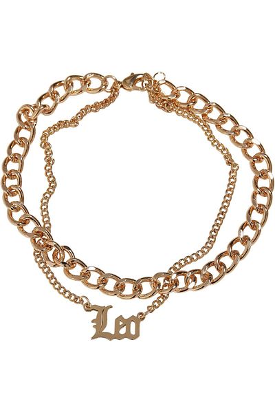 Urban Classics Accessoires Sternzeichen Goldenes Fußkettchen