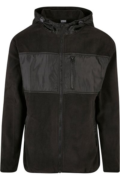 Urban Classics Herren-Microfleecejacke mit Kapuze