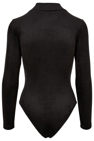 Urban Classics Damen Ladies Velvet Rollkragenbody mit Cut-Out