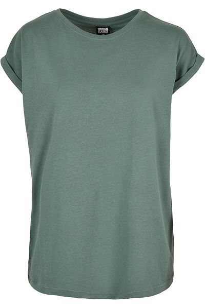 Urban Classics Damen T-Shirt mit verlängerter Schulterpartie für Damen