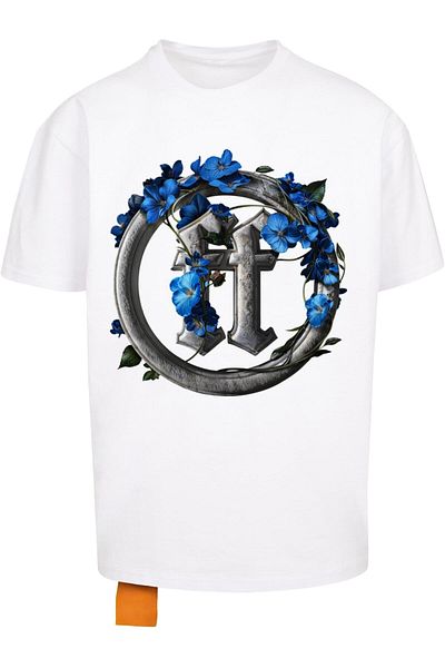 Forgotten Faces Herren T-Shirt mit Blumenmuster