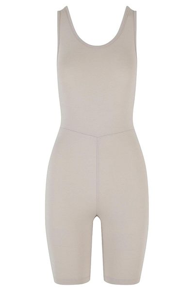 Urban Classics Damen Bayan Organik Esnek Jersey Tulum