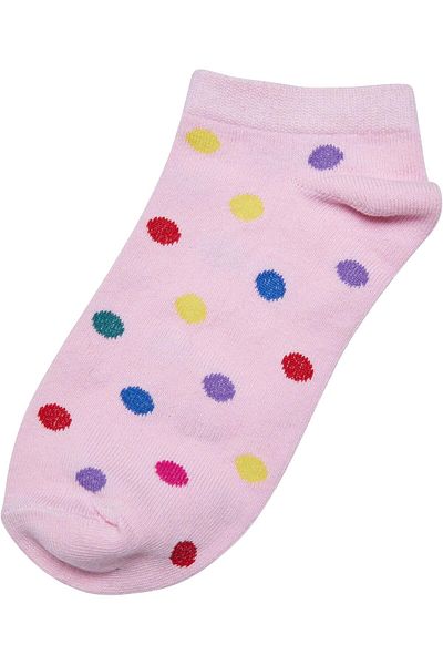 Urban Classics Unisex Füßlinge Rainbow Dots 5er-Pack