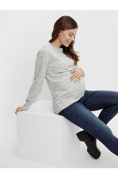 Mama Licious Gestricktes Oberteil Umstands-strickpullover