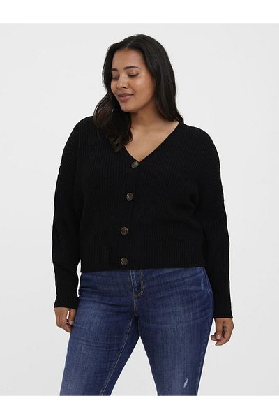 Veromoda Curve Strickjacke VMLEA LS MANŽETA S VÝKRKEM CARDIGAN NOOS CURVE