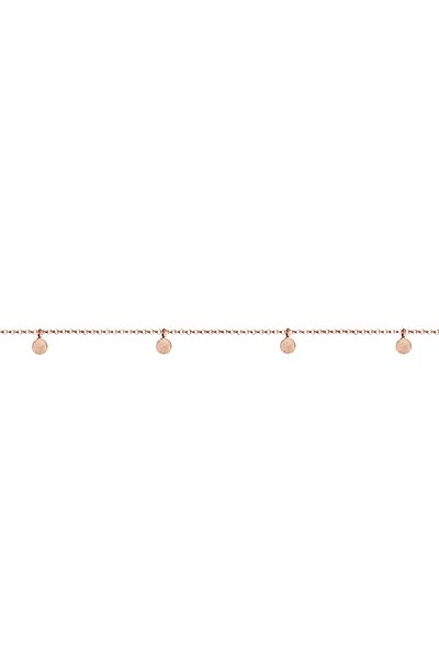 ELLI Halskette Choker Kette Geo Kreis Basic Matt Coin 925 Silber