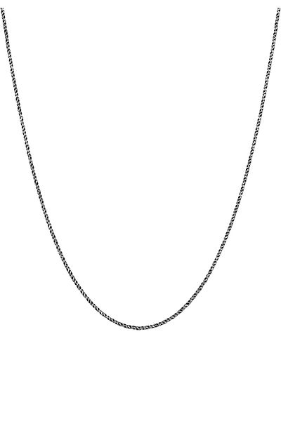 KUZZOI Halskette Herren Basic Kordelkette Gedreht Fein 925 Silber