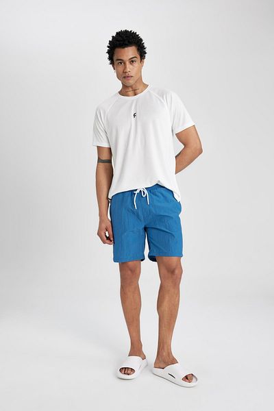 DeFacto Σορτς κολύμβησης DeFactoFit Regular Fit με εμπριμέ κοντό μήκος B5991AX24HS