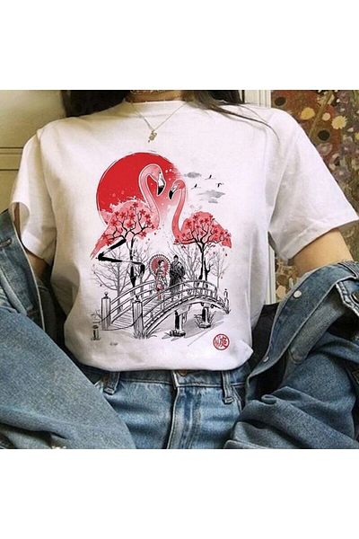 HobyUsa Code Trend HobyUsa Feather Map Black T-shirt Model14 10069