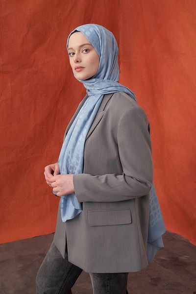 ARMANDA ŞAL ITALIAN JACQUARD CU MODEL BLOC