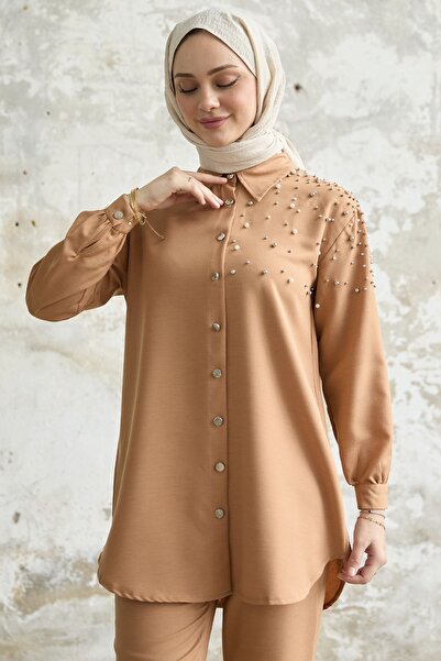 InStyle Pearl Linen Set - Camel
