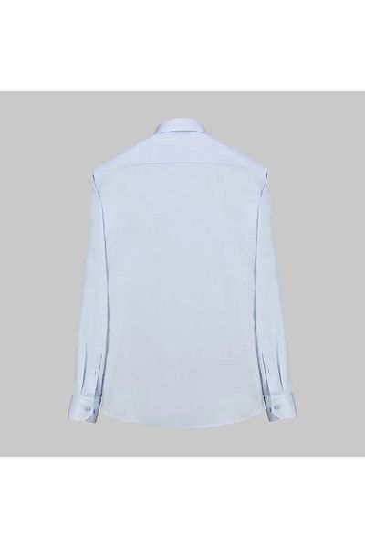 Sarar ELETA WOVEN OXFORD REGULAR ΑΝΟΙΧΤΟ ΜΠΛΕ ΠΟΥΚΑΜΙΣΟ