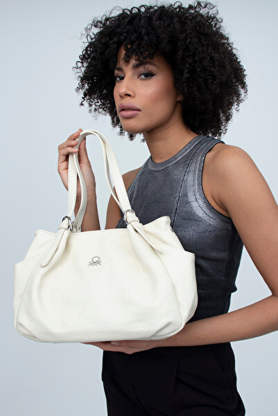 United Colors of Benetton Γυναικεία τσάντα ώμου Benetton Beige - BNT1229