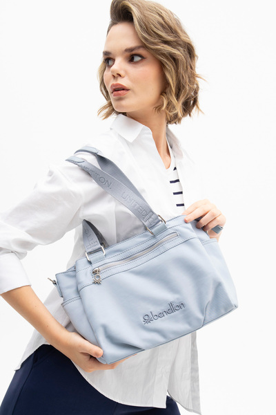 United Colors of Benetton بينيتون حقيبة يد نسائية زرقاء - BNT1182