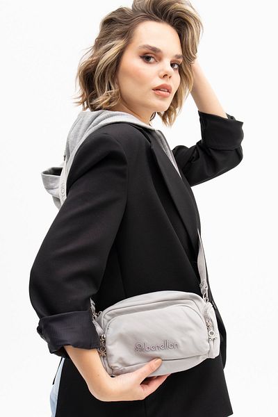 United Colors of Benetton Benetton Women's - Gray Crossbody Bag, Model BNT1201