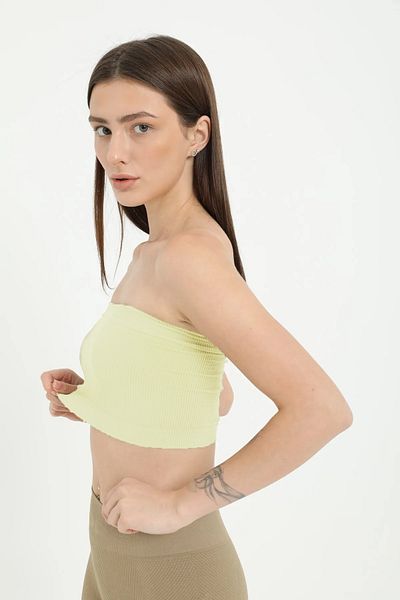 FOREVER MORE Στράπλες Crop Top