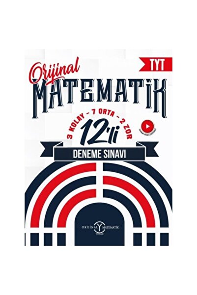 Orjinal Orijinal TYT Matematik 12 li Deneme Sınavı Fenomen Önerili Ayraç Hediyeli