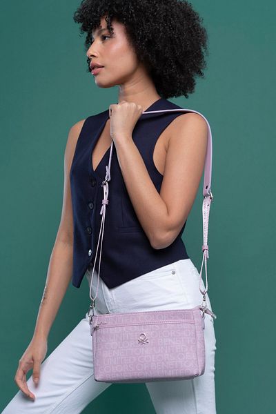 United Colors of Benetton BENETTON ΓΥΝΑΙΚΕΙΑ ΤΣΑΝΤΑ CROSSBODY LILA BNT1332