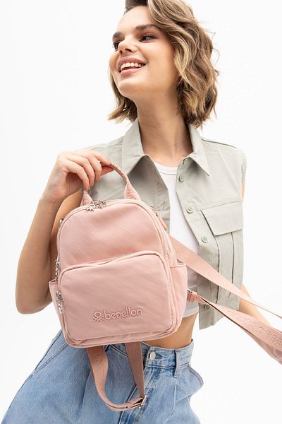 United Colors of Benetton BENETTON Pink Women's Backpack - BNT1186
