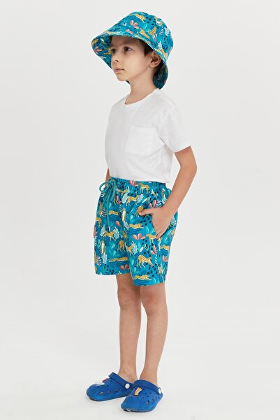 Benittokids Boy's Patterned Bucket Hat 7009